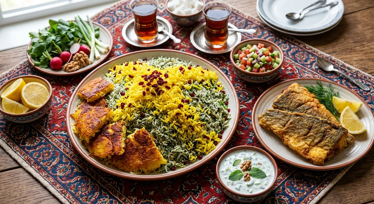 سبزی پلو