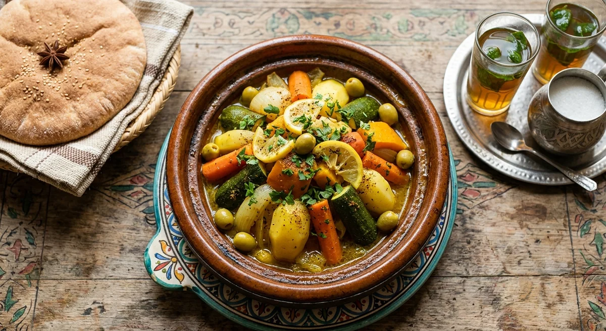 طاجين الخضار المغربي