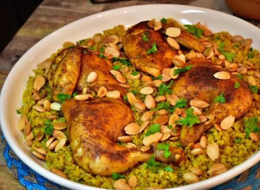 فريكة بالدجاج الشامية