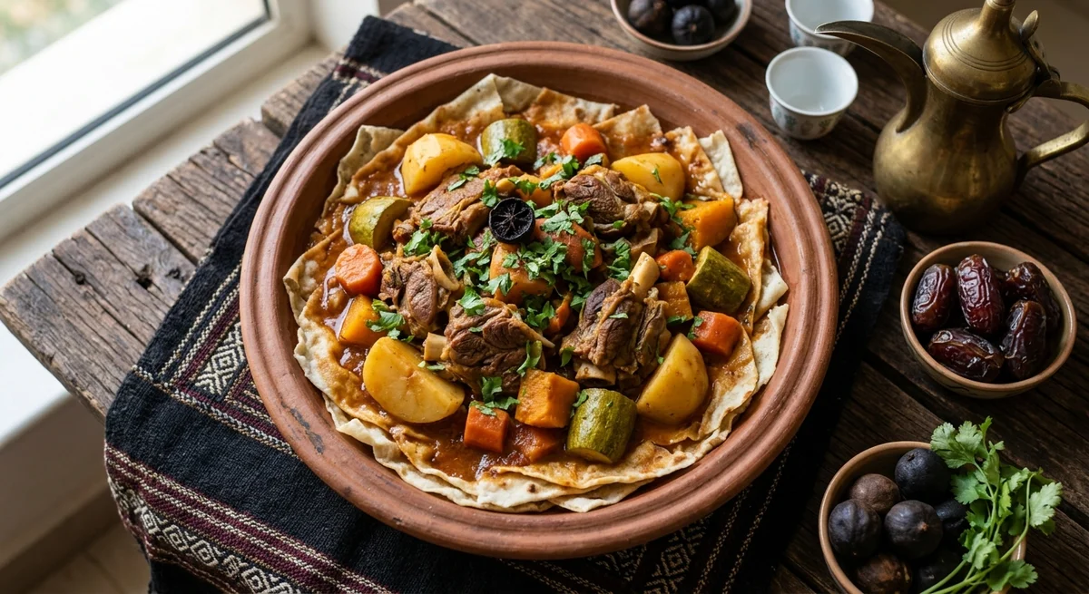 ثريد اللحم بالمرق