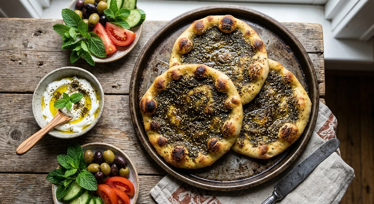 مناقيش بالزعتر