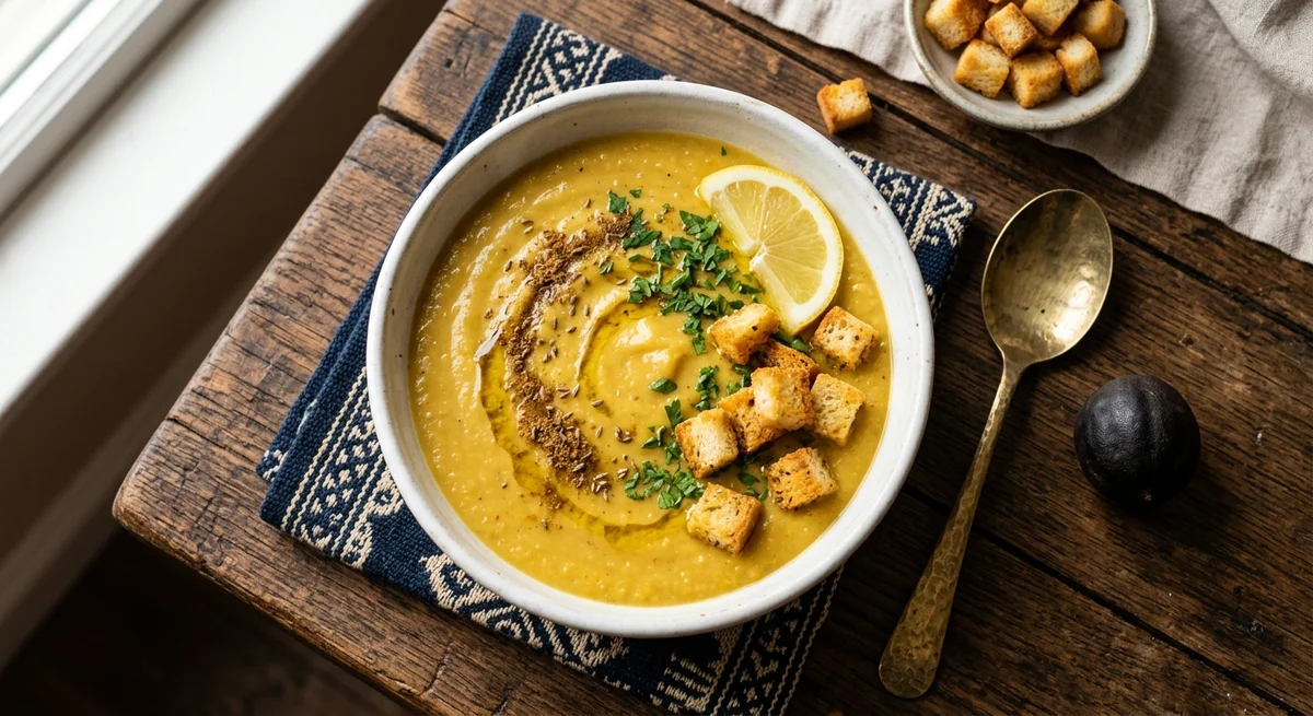 شوربة عدس خليجية
