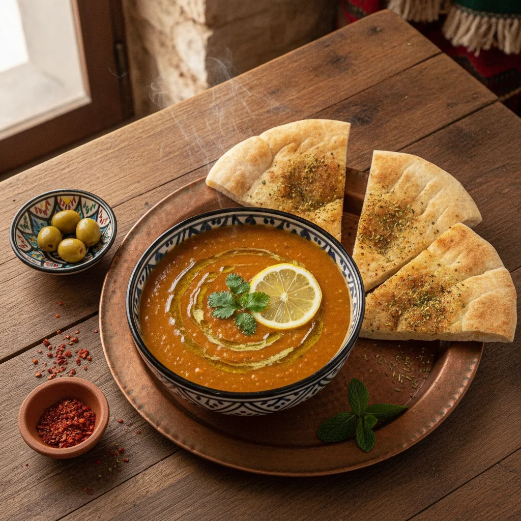 شوربة العدس الشامية