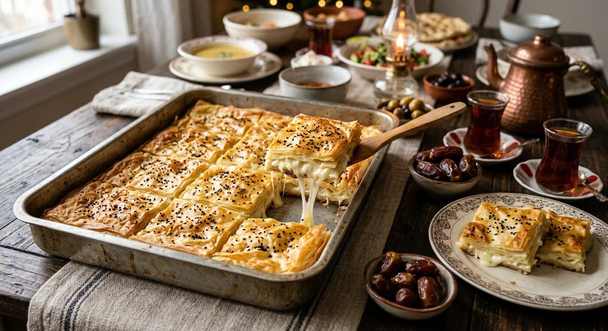 بوريك تركي بالجبن (صينية جلاش)