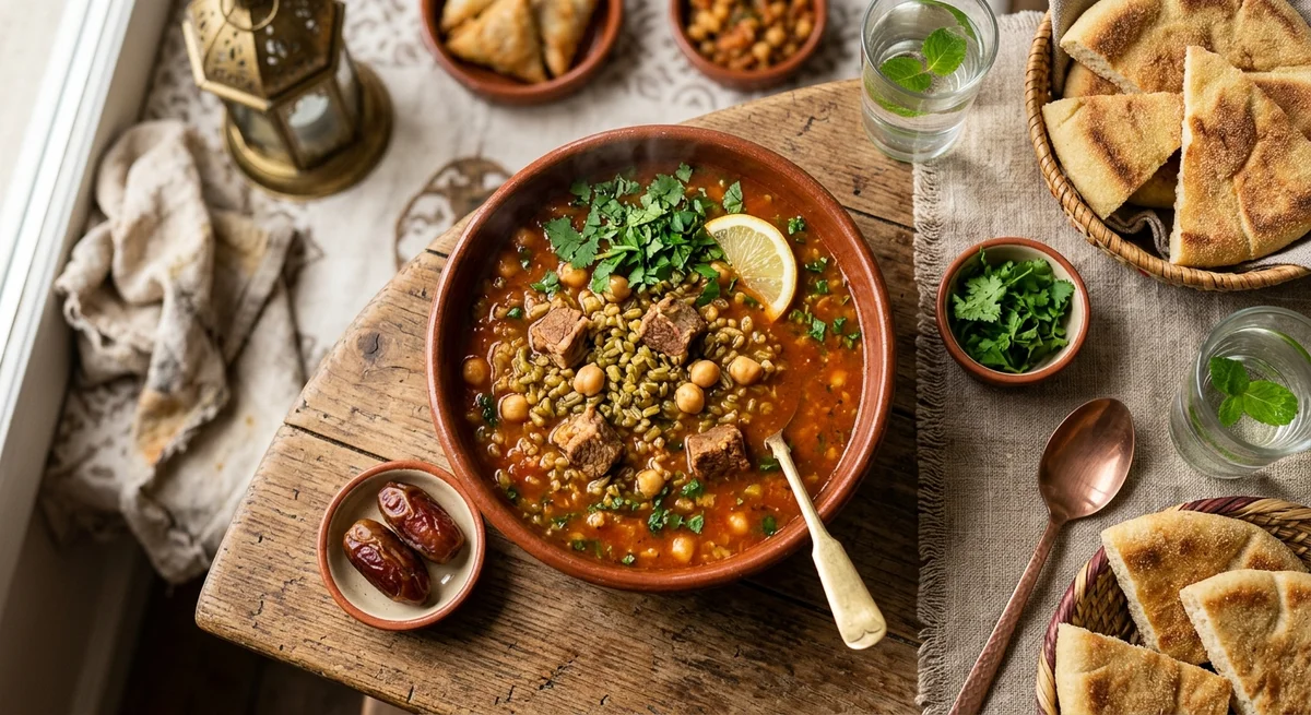 شوربة الفريك الجزائرية