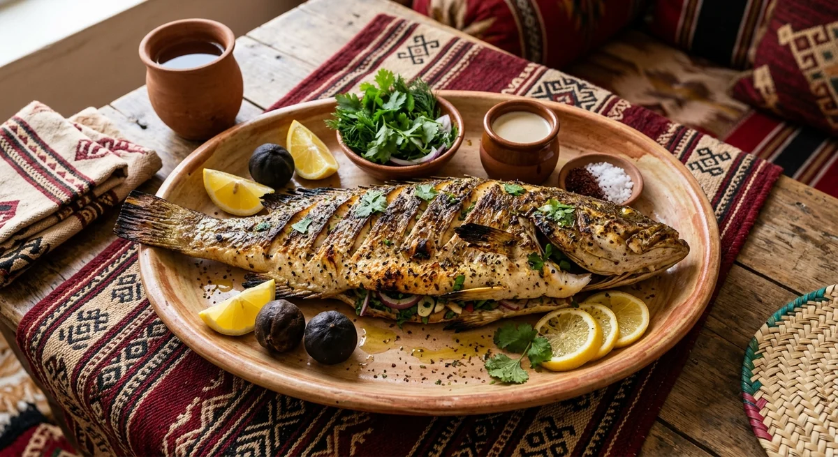 سمك هامور مشوي