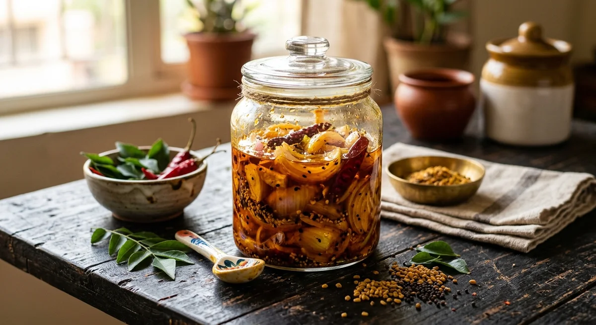 أتشار البصل الحار