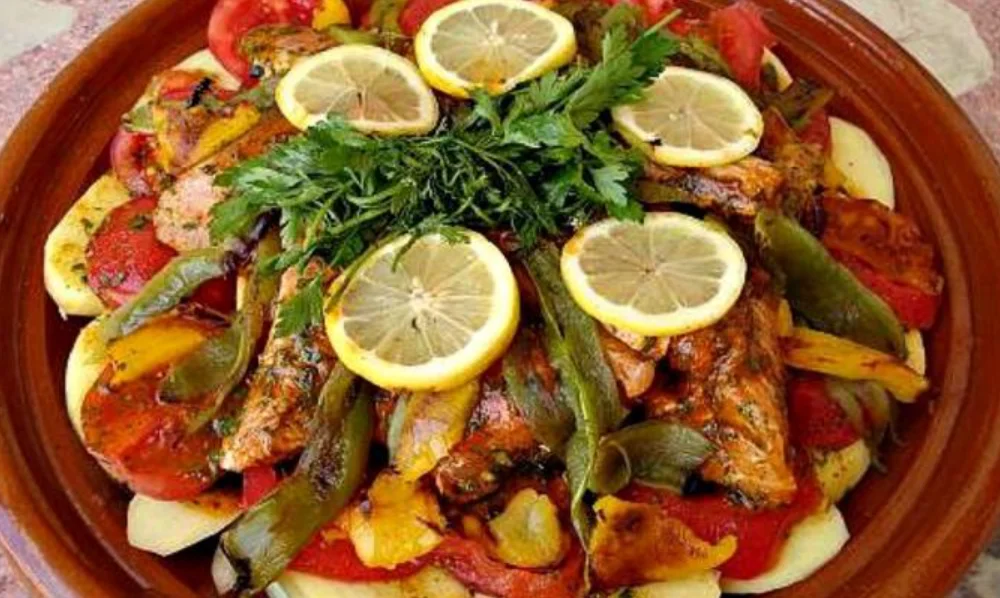 طاجن السمك المغربي 